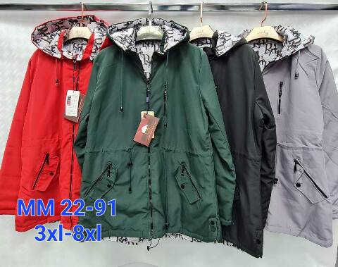 Kurtka wiosena damskie MM22-91 1 kolor 3XL-8XL (towar china)