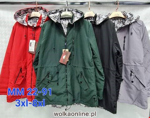 Kurtka wiosena damskie MM22-91 1 kolor 3XL-8XL (towar china)