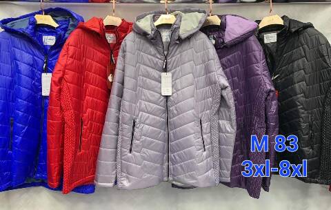 Kurtka wiosena damskie M83 1 kolor 3XL-8XL (towar china)