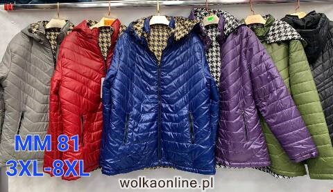 Kurtka wiosena damskie MM81 1 kolor 3XL-8XL (towar china)