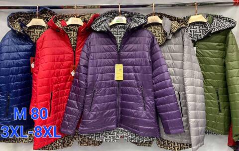 Kurtka wiosena damskie M80 1 kolor 3XL-8XL (towar china)