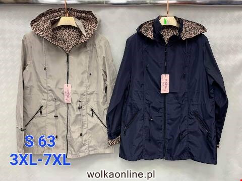 Kurtka wiosena damskie S63 1 kolor 3XL-7XL (towar china)