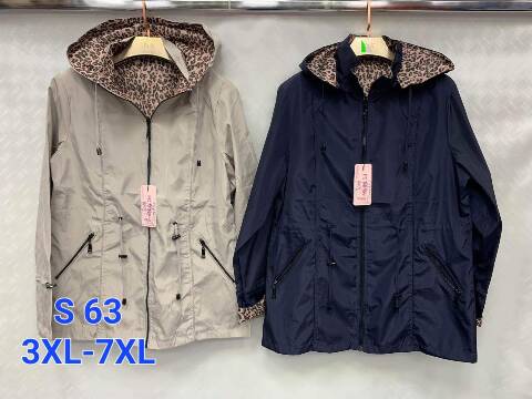 Kurtka wiosena damskie S63 1 kolor 3XL-7XL (towar china) 1