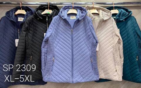 Kurtka wiosena damskie SP2309 1 kolor XL-5XL (towar china)