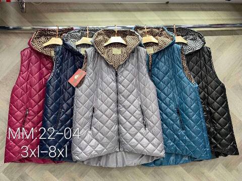 Kurtka wiosena damskie MM22-04 1 kolor 3XL-8XL (towar china)