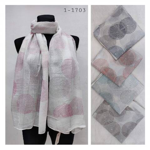 Szaliki  damskie 1-1703 Mix kolor Standard 1