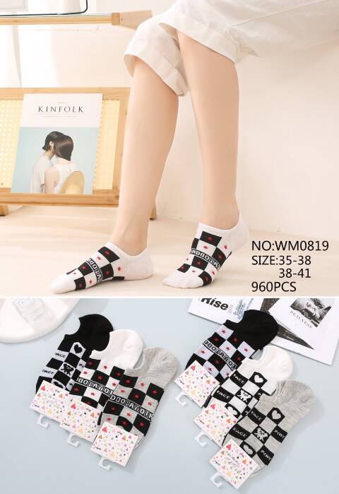 Stopki Damskie VM0819 Mix kolor 35-41 1