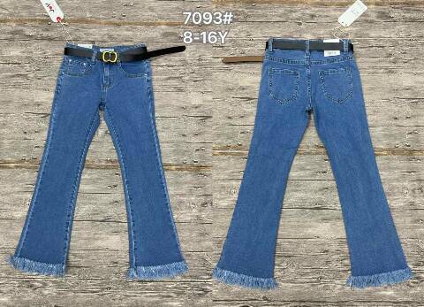 Jeansy dziewczęce 7093 1 kolor 8-16