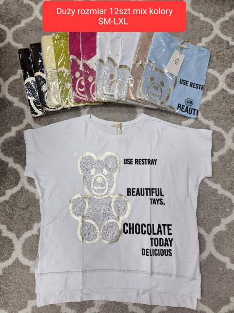 Bluzka damskie 8942 Mix kolor S/M-L/XL 1