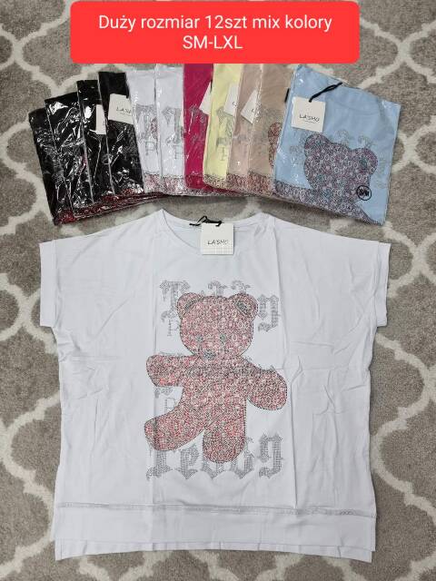 Bluzka damskie 8945 Mix kolor S/M-L/XL