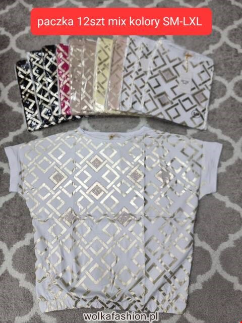 Bluzka damskie 8946 Mix kolor S/M-L/XL