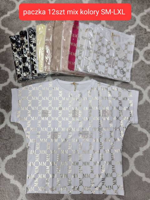 Bluzka damskie 8947 Mix kolor S/M-L/XL