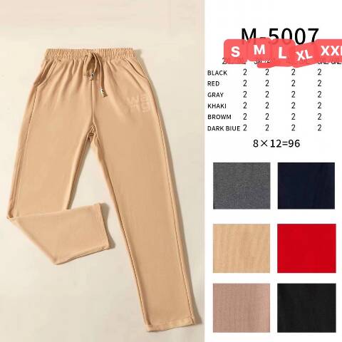 Spodnie dresowe damskie M5007 Mix kolor S-2XL