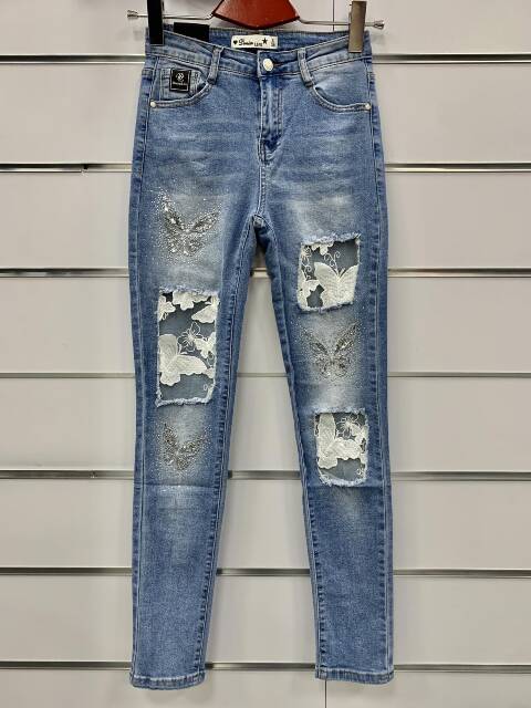 Jeansy damskie F3598 1 Kolor 34-42 2