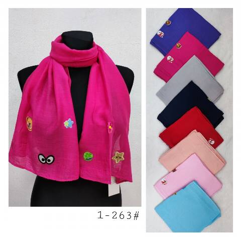 Szaliki damskie 1-263 Mix kolor Standard 1