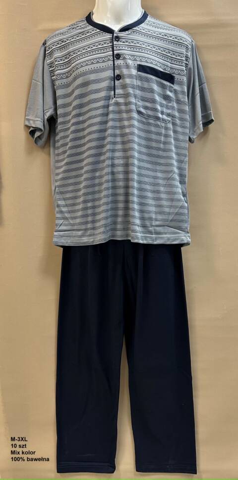 Piżama męska Vietnam 9134 Mix kolor M-3XL 1