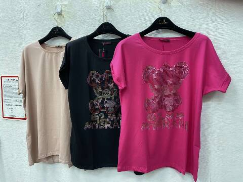 Bluzka damskie 9277 Mix kolor Standard