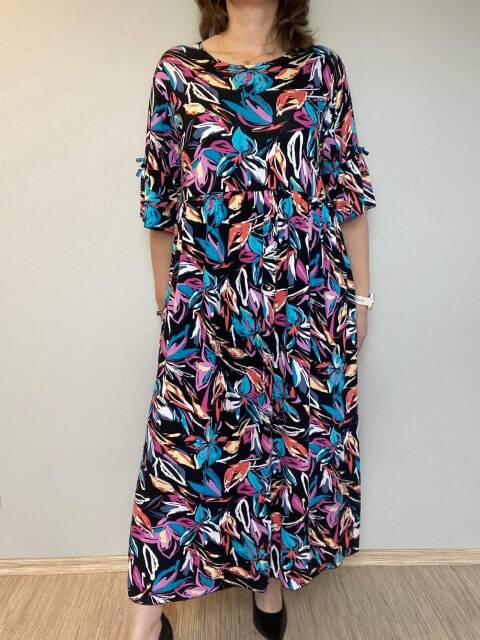 Sukienka damska 9309 Mix kolor Standard (towar polskie)