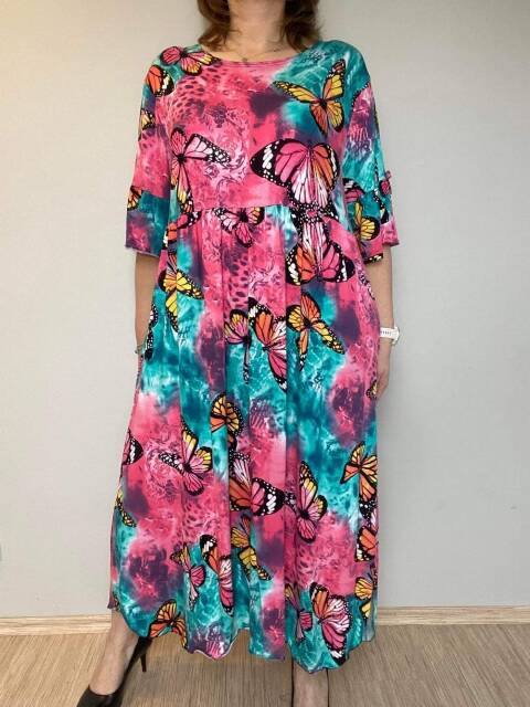 Sukienka damska 9311 Mix kolor Standard (towar polskie)