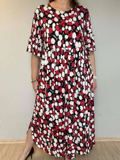 Sukienka damska 9312 Mix kolor Standard (towar polskie)