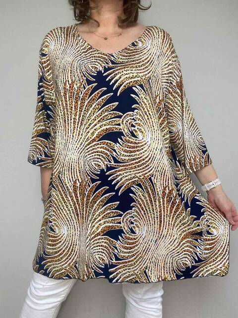 Tunika damska 9324 Mix kolor Standard (towar polskie)