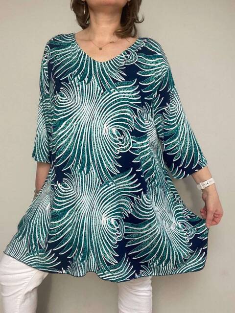 Tunika damska 9328 Mix kolor Standard (towar polskie)