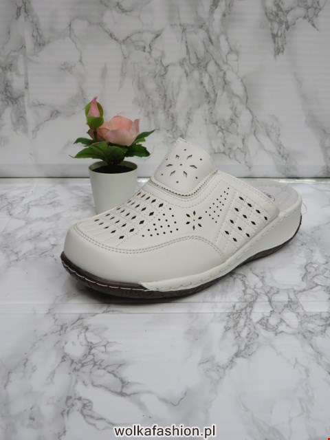 Klapki Damskie 9708 WHITE 36-42