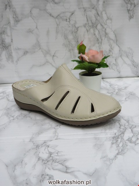 Klapki Damskie K18925 BEIGE 36-41