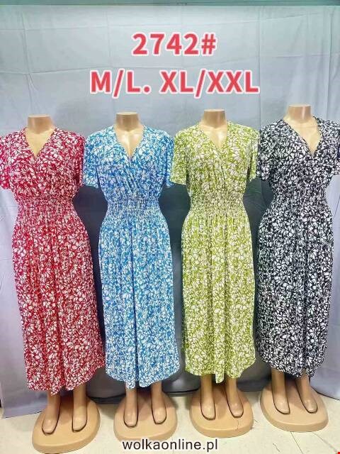 Sukienka damskie china 2742 Mix kolor M-2XL