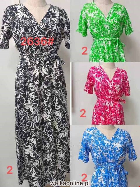 Sukienka damskie china 2636 Mix kolor M-2XL