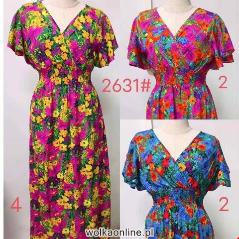 Sukienka damskie china 2631 Mix kolor M-2XL