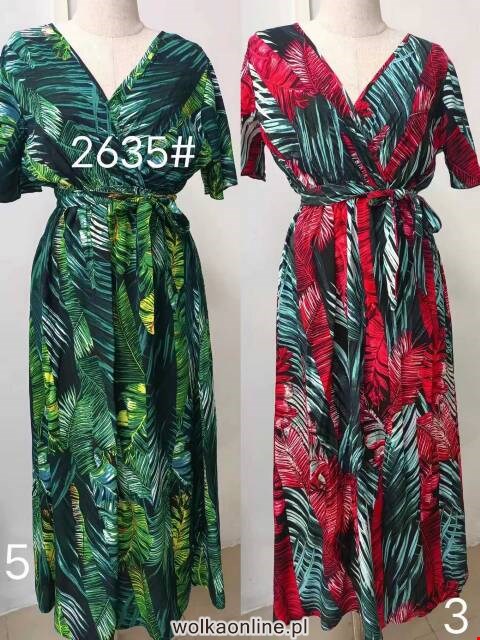 Sukienka damskie china 2635 Mix kolor M-2XL