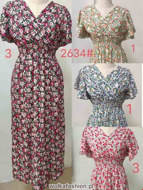 Sukienka damskie china 2634 Mix kolor M-2XL
