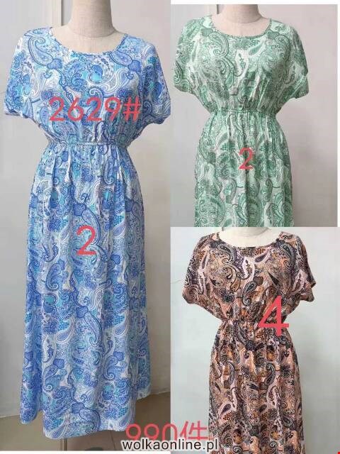 Sukienka damskie china 2629 Mix kolor M-2XL