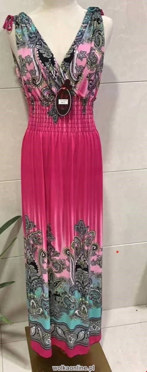 Sukienka damskie china 2123 Mix kolor M-2XL