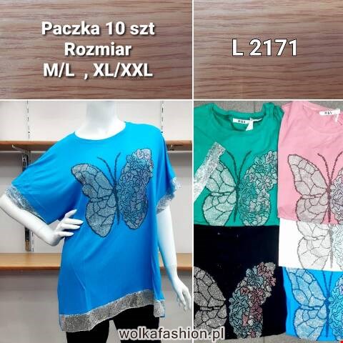 Bluzka damskie L2171 Mix kolor M-2XL