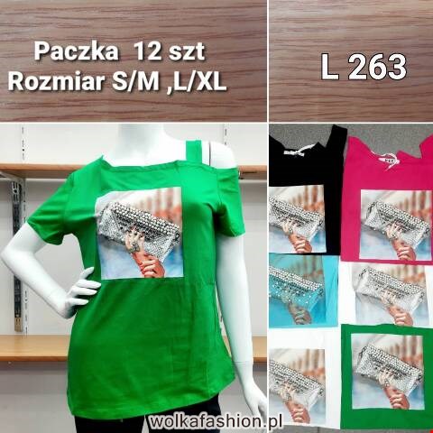 Bluzka damskie L263 Mix kolor S/M-L/XL