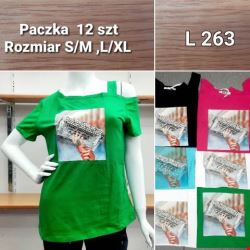 Bluzka damskie L263 Mix kolor S/M-L/XL