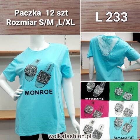 Bluzka damskie L233 Mix kolor S/M-L/XL