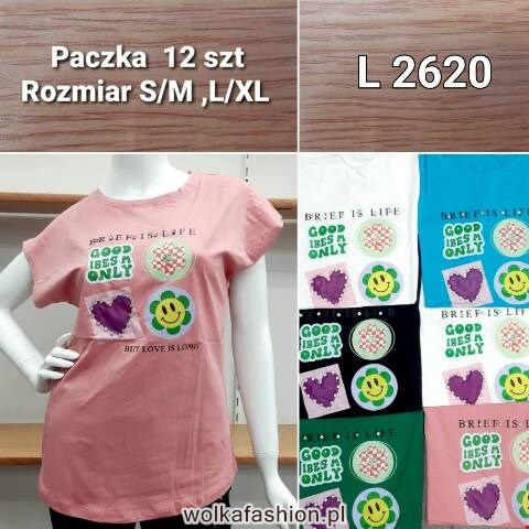 Bluzka damskie L2620 Mix kolor S/M-L/XL