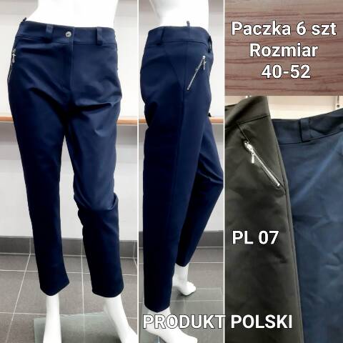 Spodnie meskie PL07 1 kolor 40-52 1