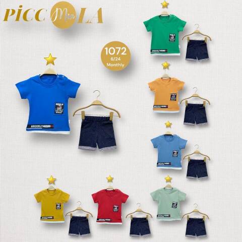 Komplet chłopięcy 1072 Mix 3 kolor 6-24 (towar tureckie)