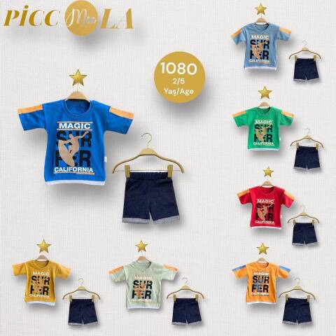 Komplet chłopięcy 1080 Mix 3 kolor 2-5 (towar tureckie)