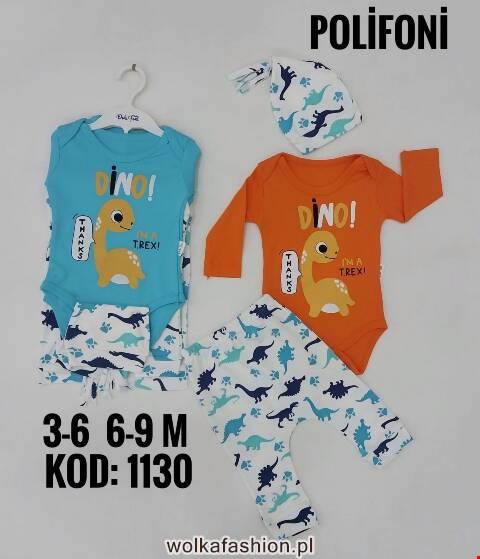 Komplet niemowlęcy 1130 Mix 3 kolor 3-9