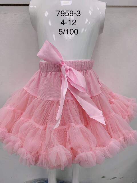 Spódnica dziewczęca 7959-3 1 kolor 4-12 1