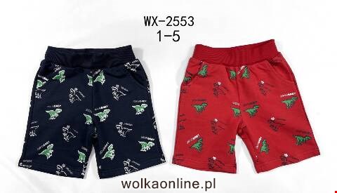 Spodenki chłopięce WX-2553 Mix kolor 1-5