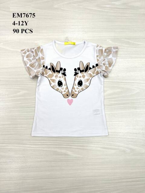 Bluzka  dziewczęca EM7675 Mix kolor 4-12 1