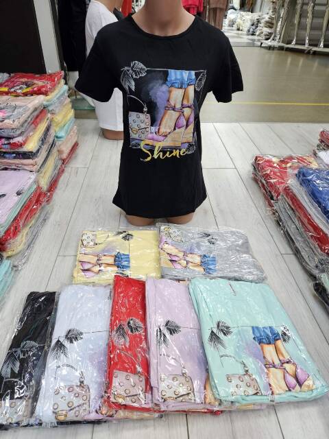 Bluzka damskie 2818 Mix 3 kolor S-XL