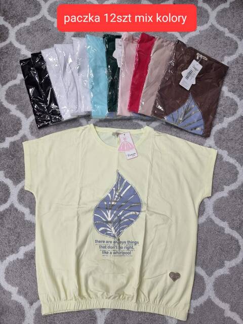 Bluzka damskie 2893 Mix kolor Standard