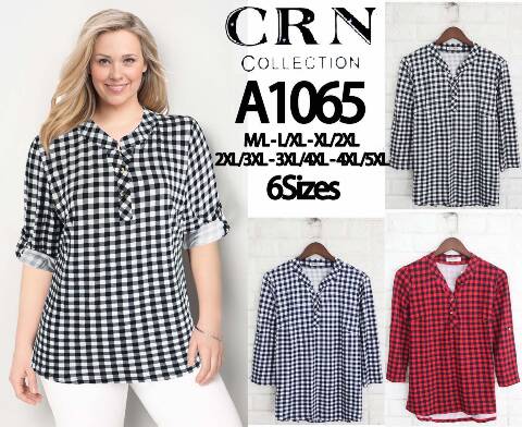 Bluzka  damska China A1065 Mix kolor M/L-4XL/5XL 1